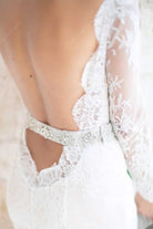 Renee Puente backless wedding dress