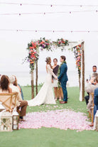 Renee Puente mermaid chapel train wedding dress