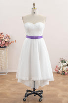 retro white sweetheart neck bridal dress