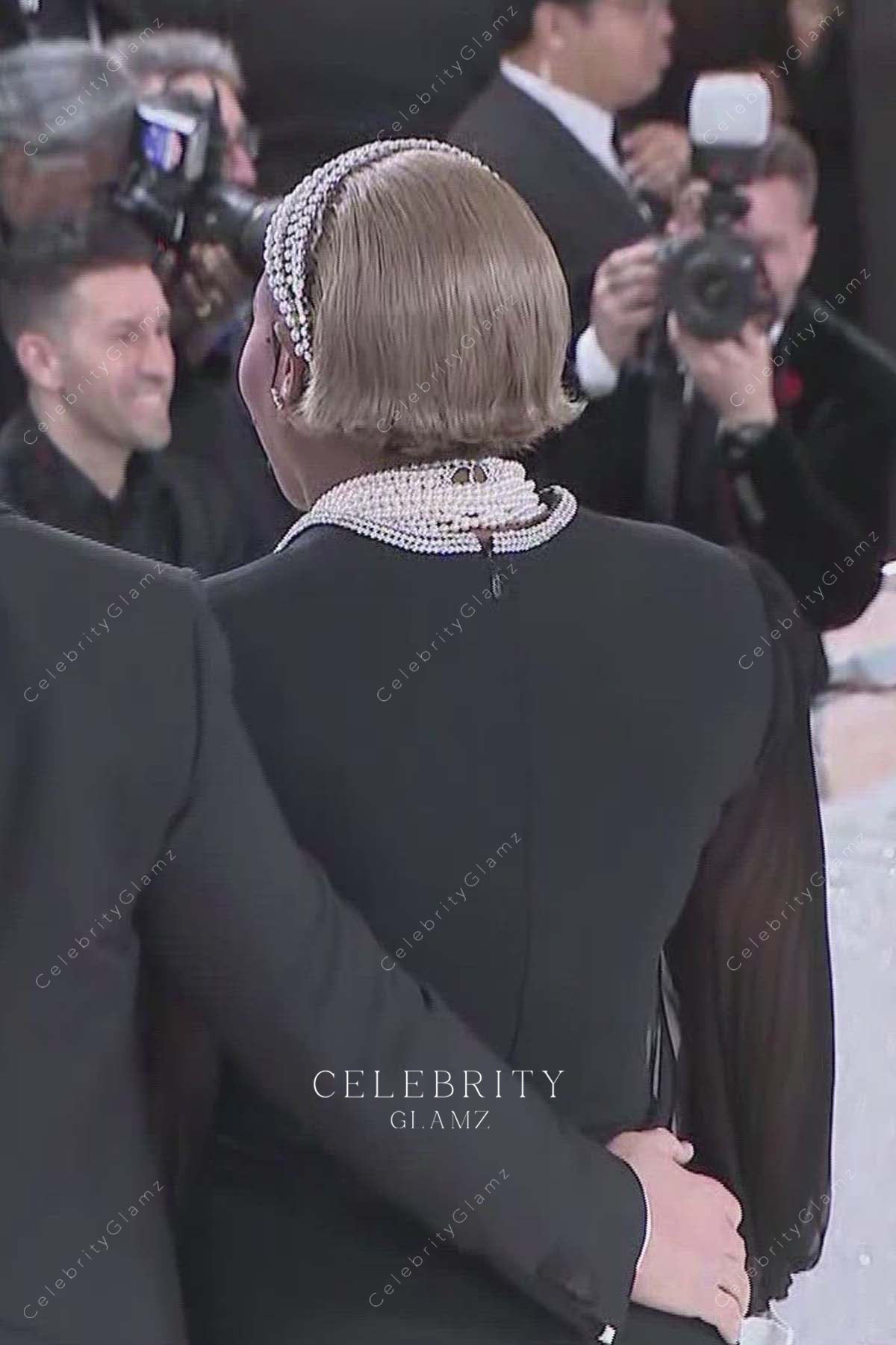 rhinestones neckline Serena Williams met gala 2023 dress