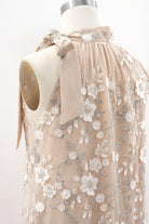 romantic beading flower lace bridal dress