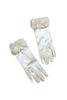 romantic flower wedding gloves