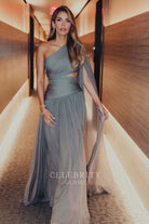 Rosanna Zanetti grey cape dress person of the year gala 2024
