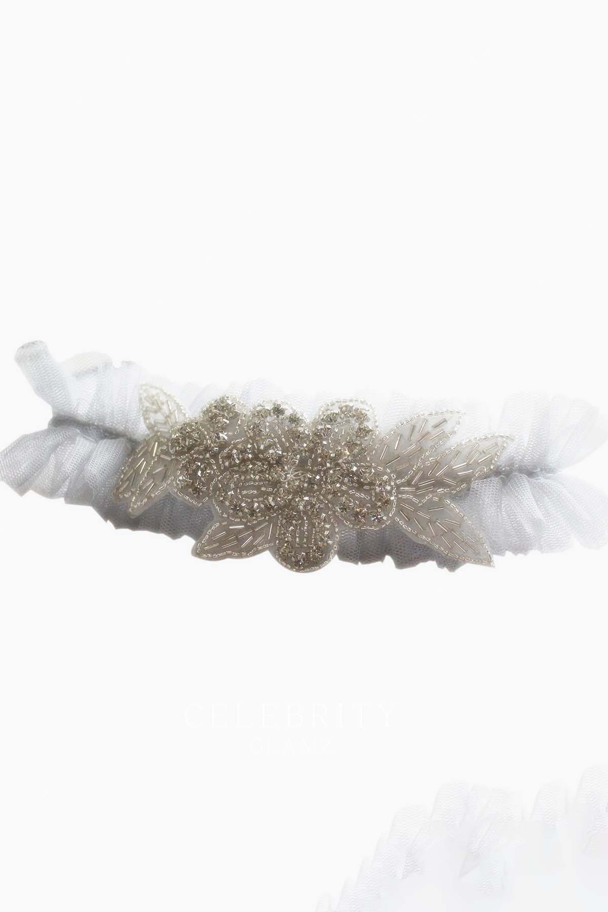 ruffle tulle garter