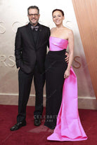 Sandra Hüller two tone 2025 sheath Oscars red carpet dress