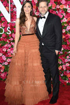 Sara Bareilles glitter sleeveless 2018 tony awards gown
