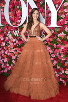 Sara Bareilles layered a line gown tony awards 2018