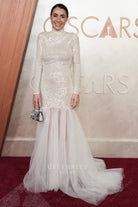 Sarah Nuth 2025 Trumpet tulle Oscars red carpet dress