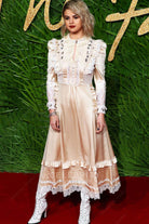 Selena Gomez a line prom dress 2017 British fashion awards