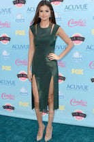 Selena Gomez dark green dress 2013 teen choice awards
