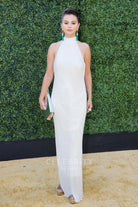 Selena Gomez halter high neck dress 2022 Emmys awards