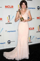 Selena Gomez pearl pink mermaid celebrity dress 2009 ALMA award
