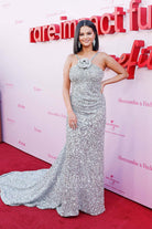 Selena Gomez silver mermaid dress 2023 fund benefit supporting youth mental health