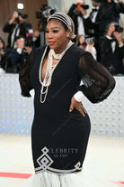 Serena Williams illusion sleeves et gala 2023 dress