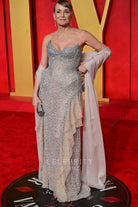 Sharon Stone strapless prom dress 2024 Oscars after party