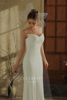 single tier mesh bridal veil