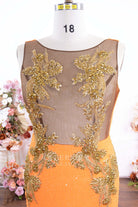 sparkly crystals sleeveless prom dress