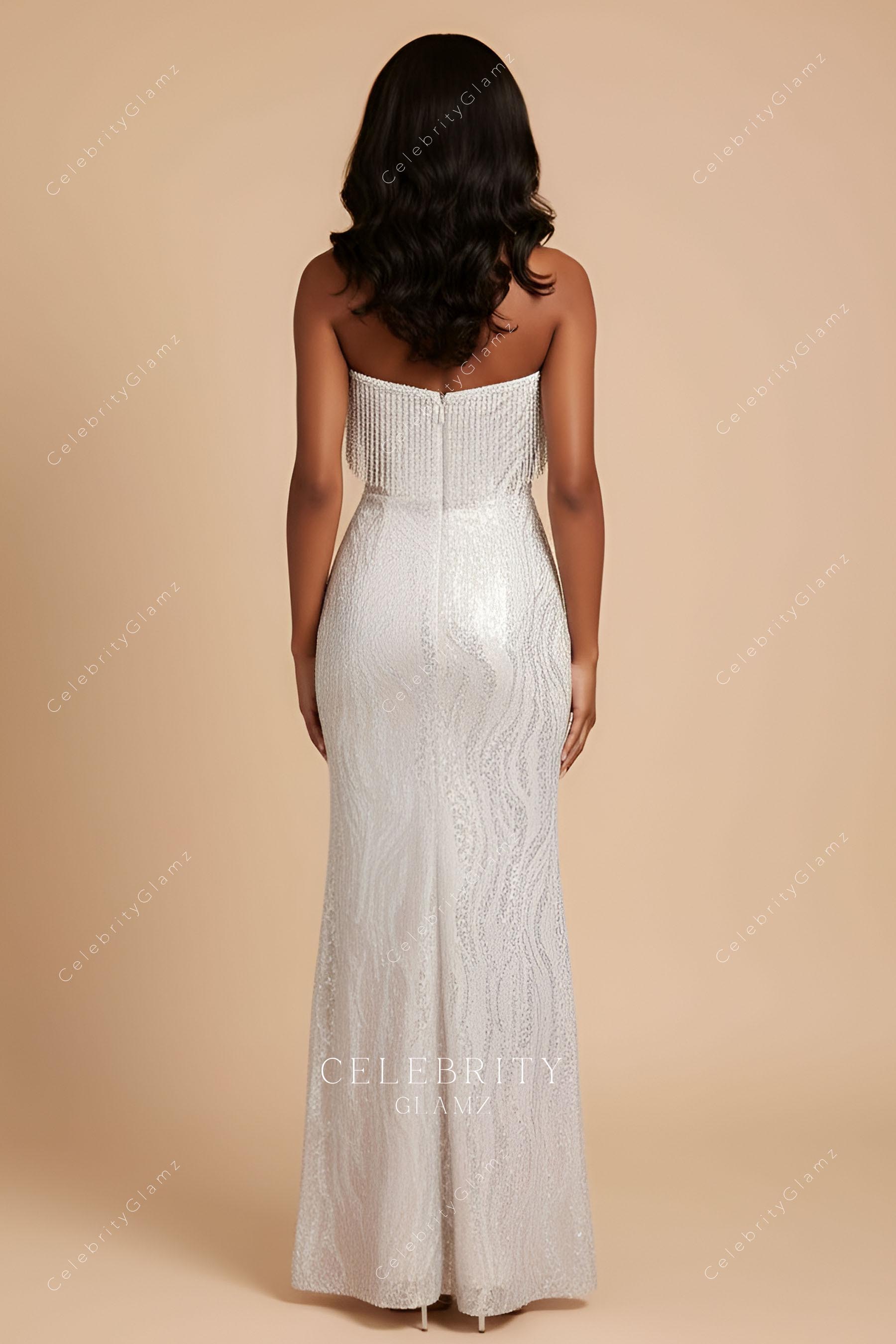 sparkly it flare floor length prom dress