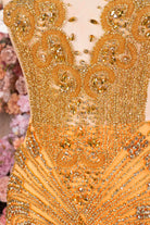 sparkly rhinestones formal dress