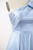 sparkly rhinestones mother of bride dress