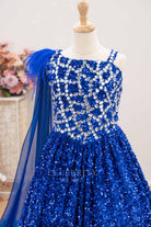 sparkly sequin Basque waist pageant dress