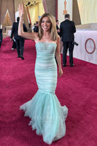 straight across Kit Hoover formal dress 2025 Oscars red carpet 