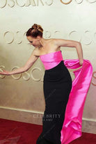 strapless Sandra Hüller 2025 Oscars red carpet dress