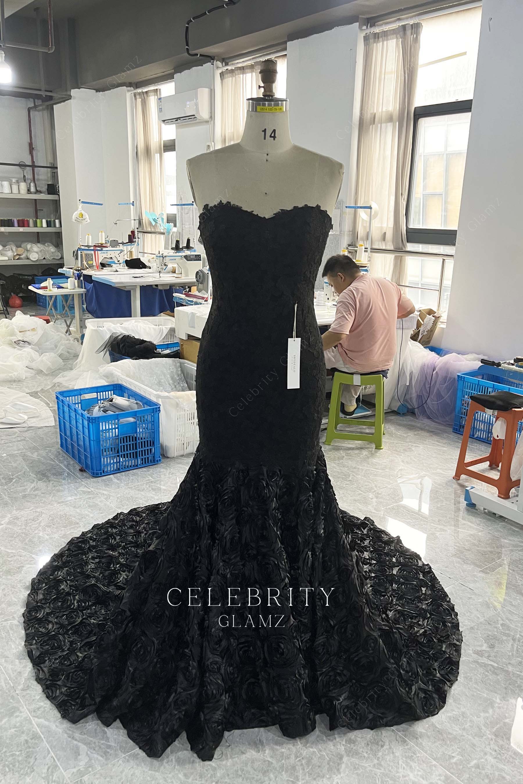 strapless sweetheart prom gown