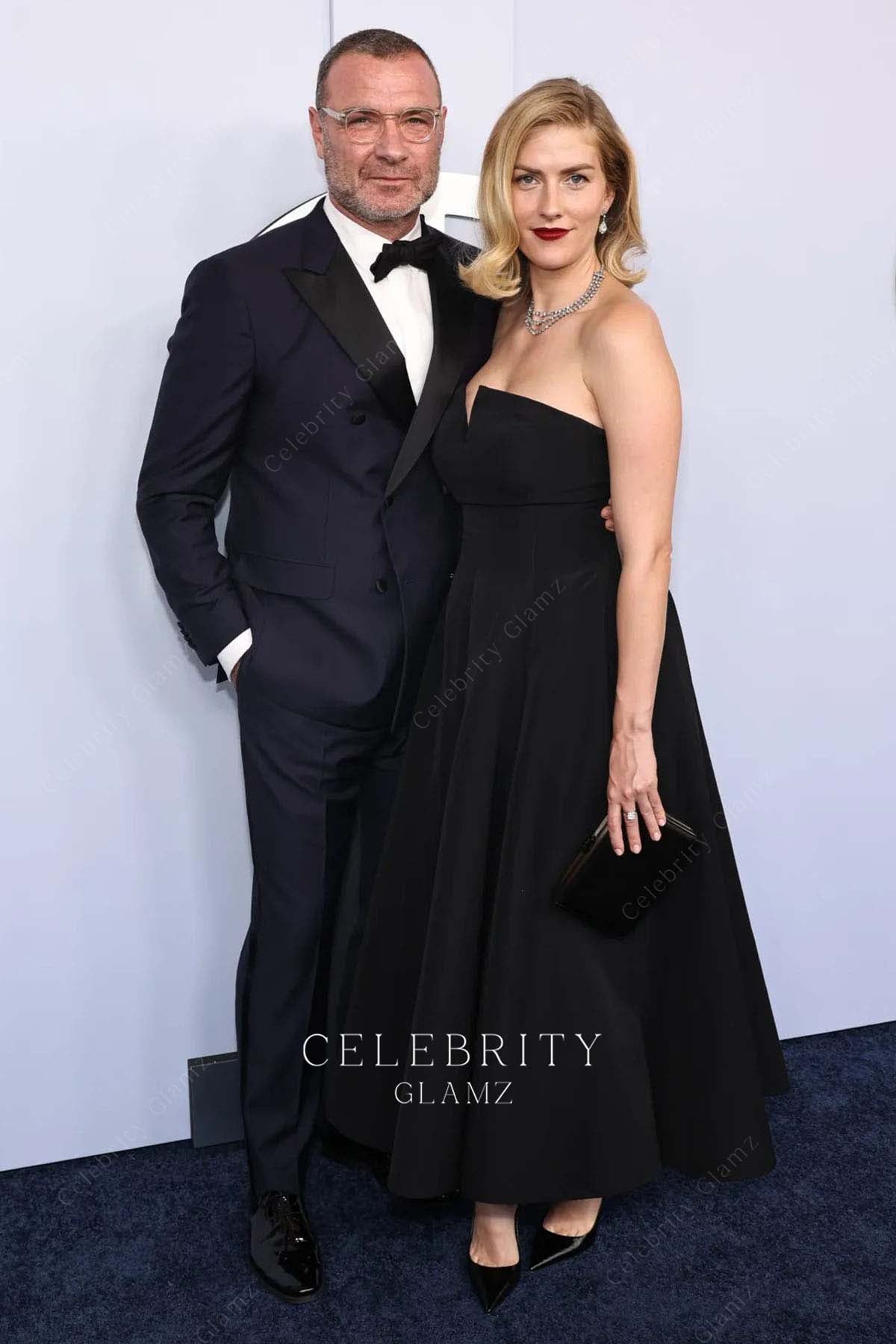 Taylor Neisen black ankle length prom dress 2024 Tony awards