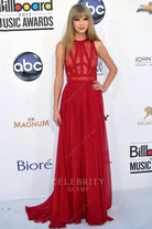 Taylor Swift red a line dress billboard music awards