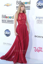 Taylor Swift red lace dress billboard music awards