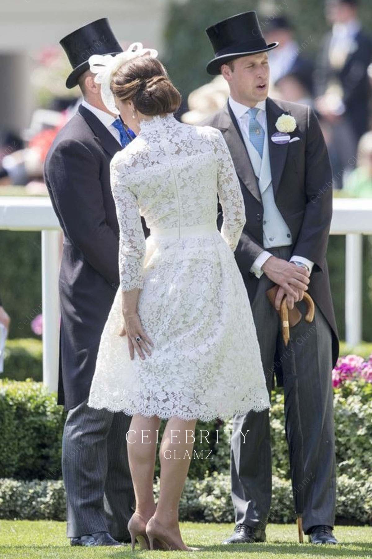 the princess sheer sleeve dress royal ascot 2017