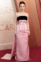 two tone Mikey Madison 2025 Oscars red carpet dress