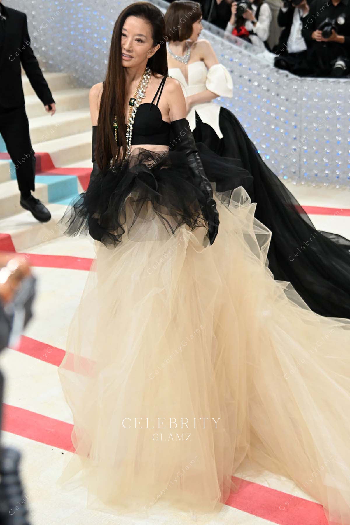 Vera Wang two tone 2023 met gala dress