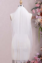 with comb bridal veil